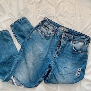Top shop mom jeans